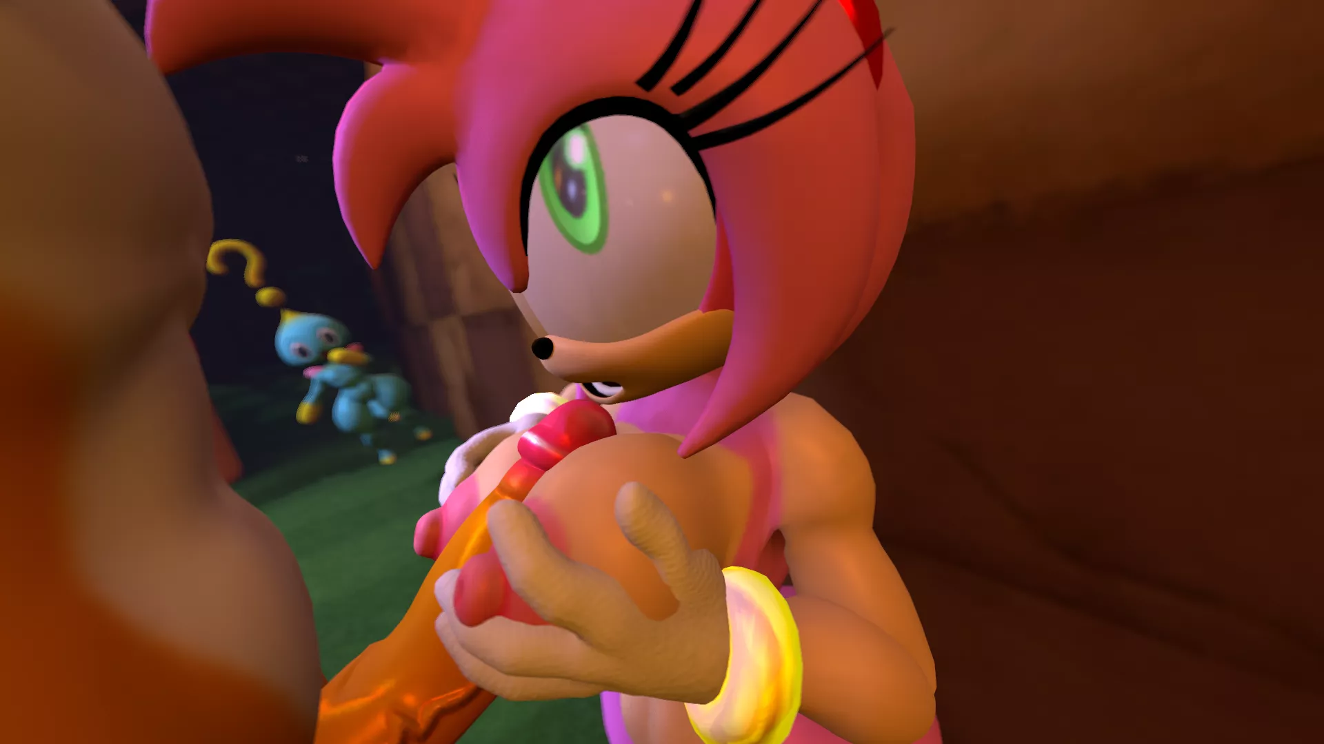 More amy and tails (by me)