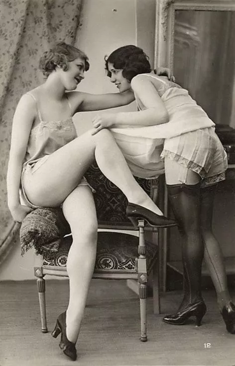 naughty French postcard about 1920