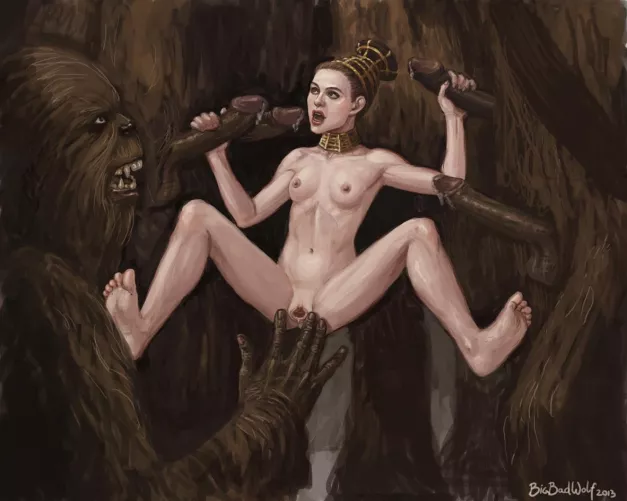 Padme's Diplomacy with the Wookies(Bigbadwolf/Remuslupinart)