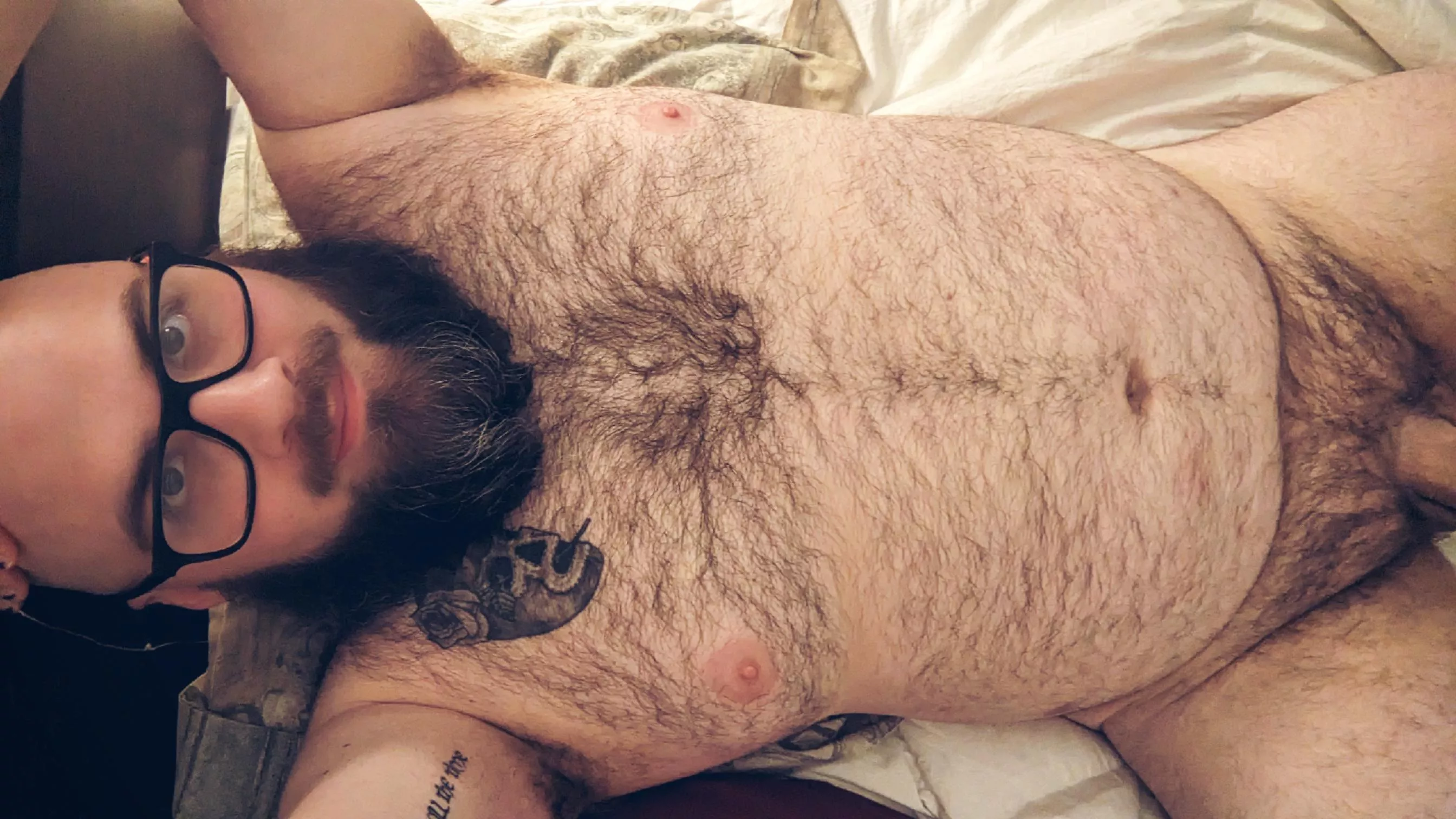 Reading comics in bed