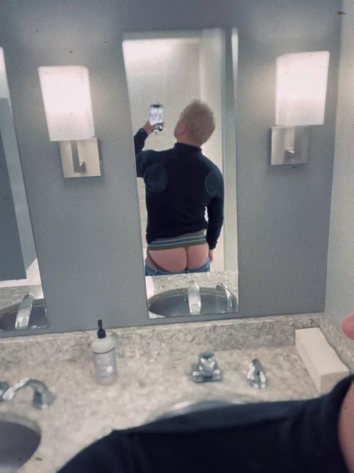 Smuggling cake in the office bathroom