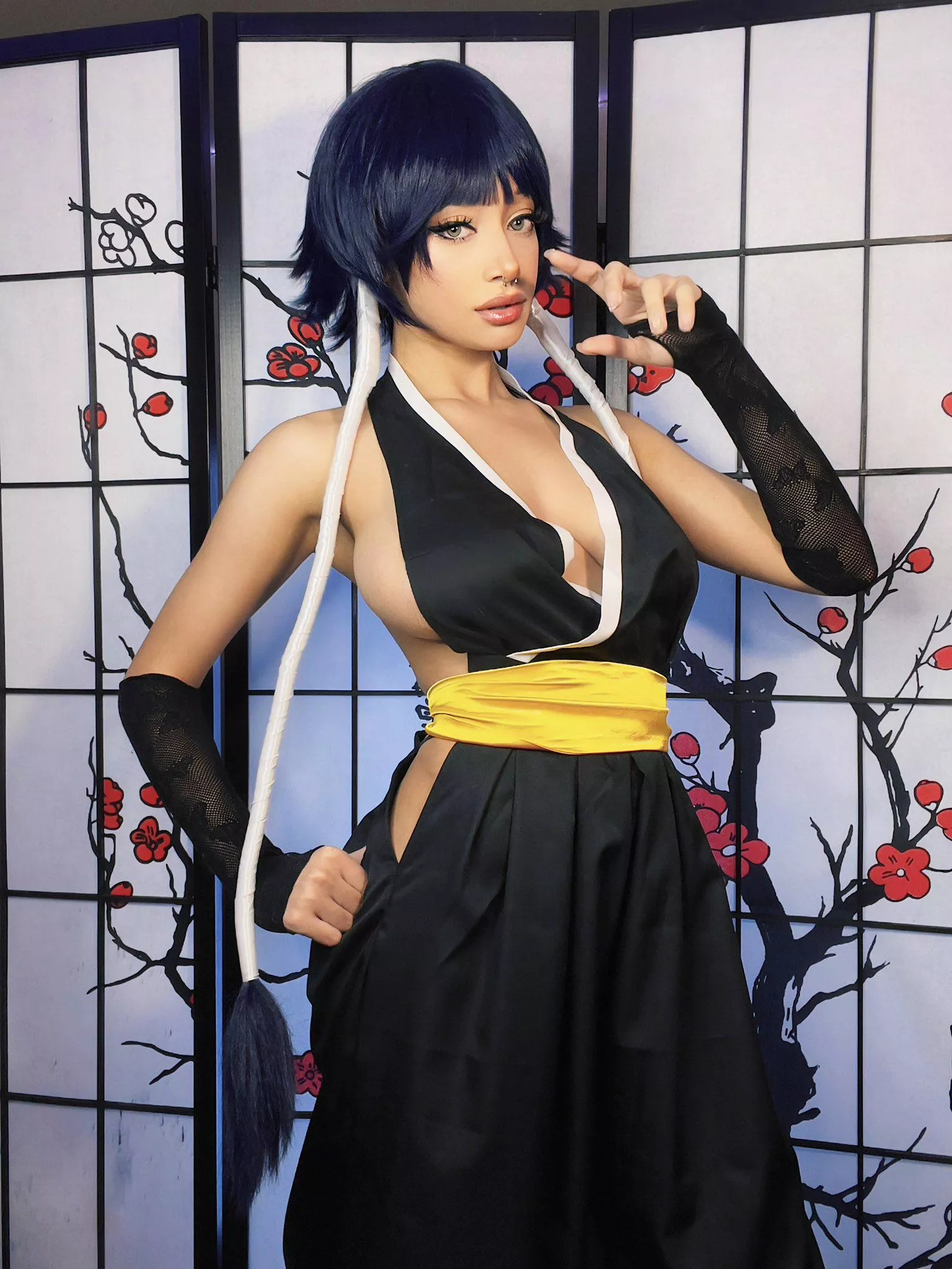 Soi fon from Bleach by yazbunnyy
