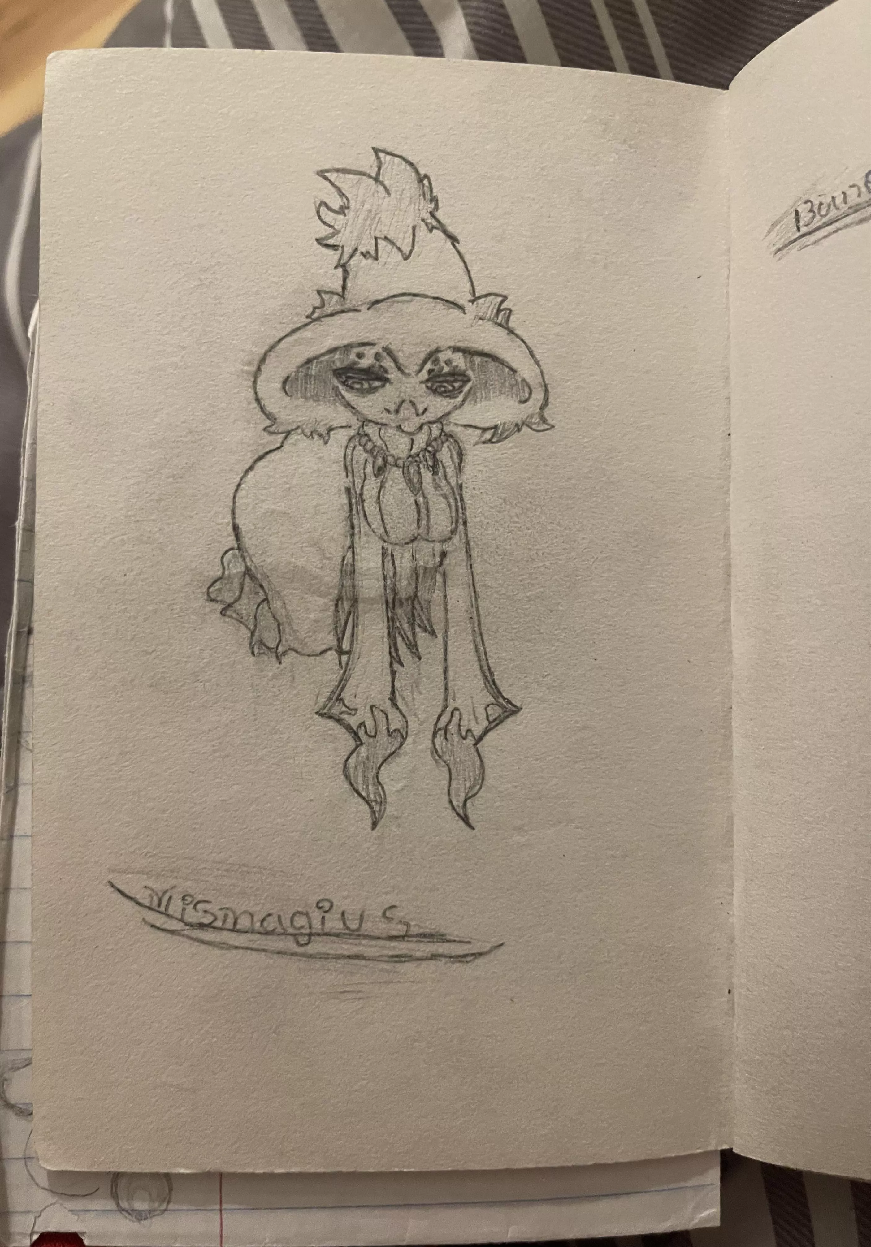 Some of my favorite monster poke girl designs coming up. First Mismagius.