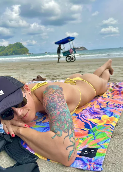 Sweet treats on the beach