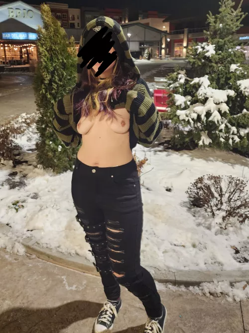 The snow didn't bother me ❄️