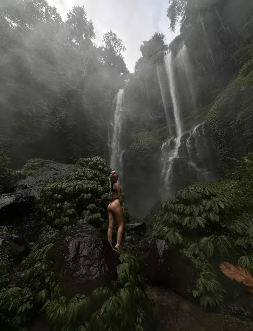 The two of us will be in the tropical forest