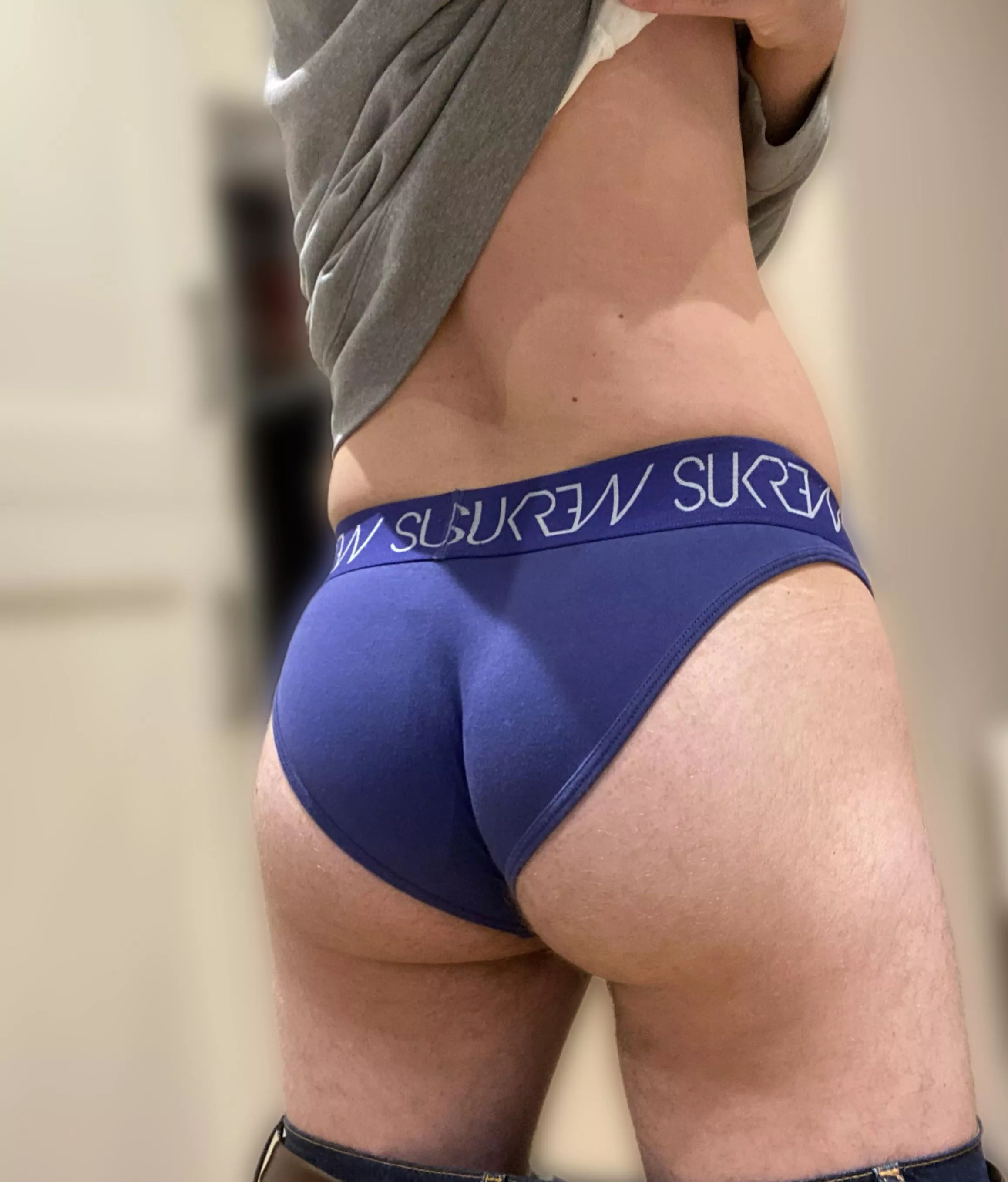These briefs can barely contain my arse. 