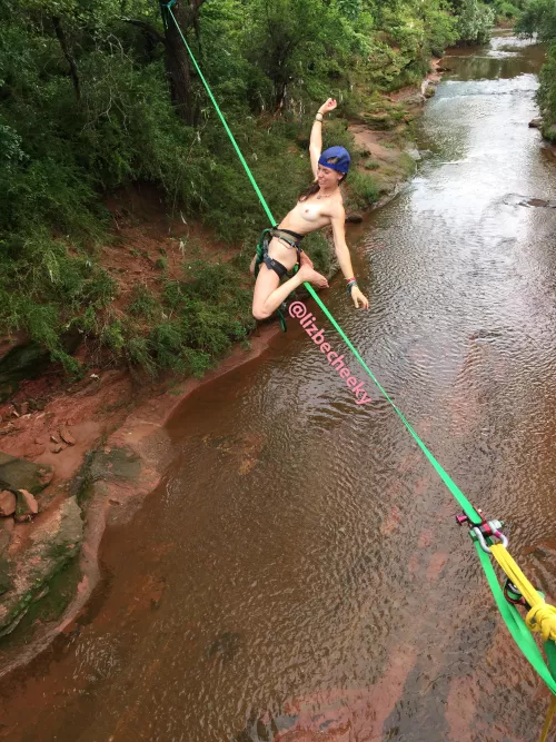 Throoooooowback to a little highline rigged in Oklahoma