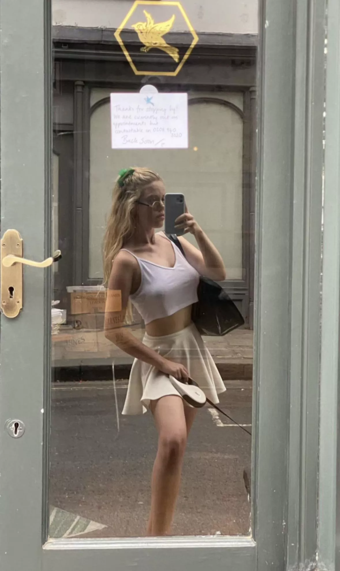 Turkish blonde with Perky nipple