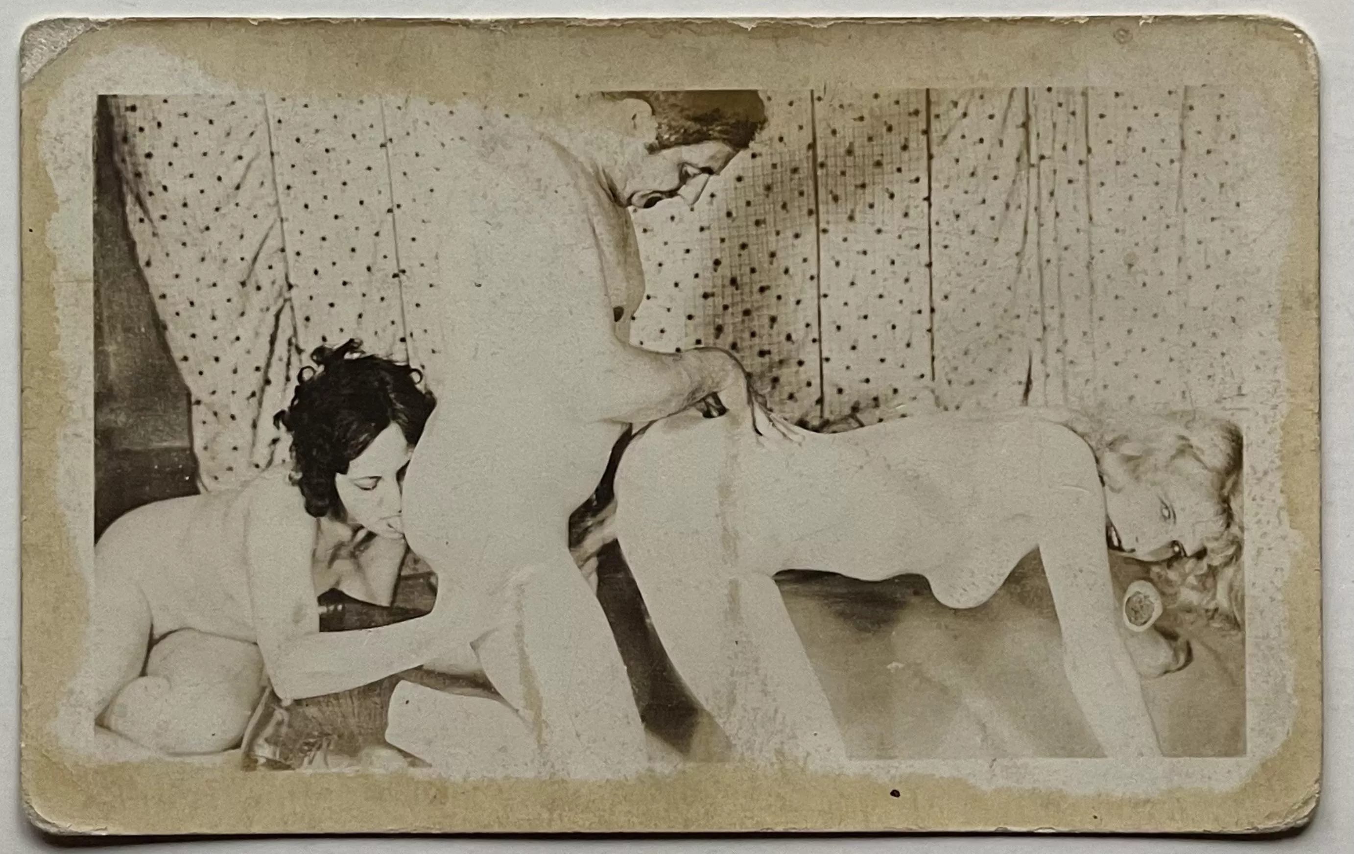 Very Lucky Guy with Both Blonde & Brunette