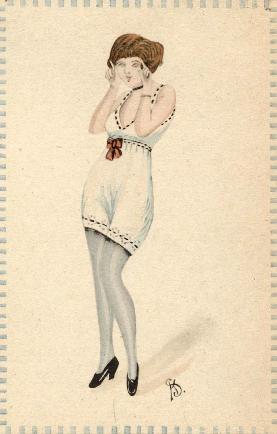 Vintage naughty sketch