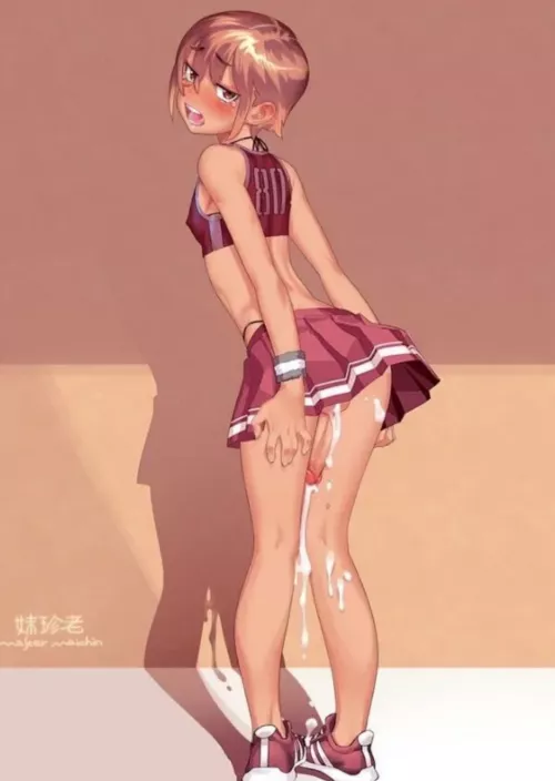 When I joined the cheerleaders to support the team this is not what I had in mind~