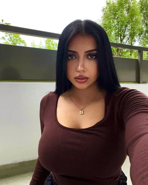 Where did your eyes go first at her?