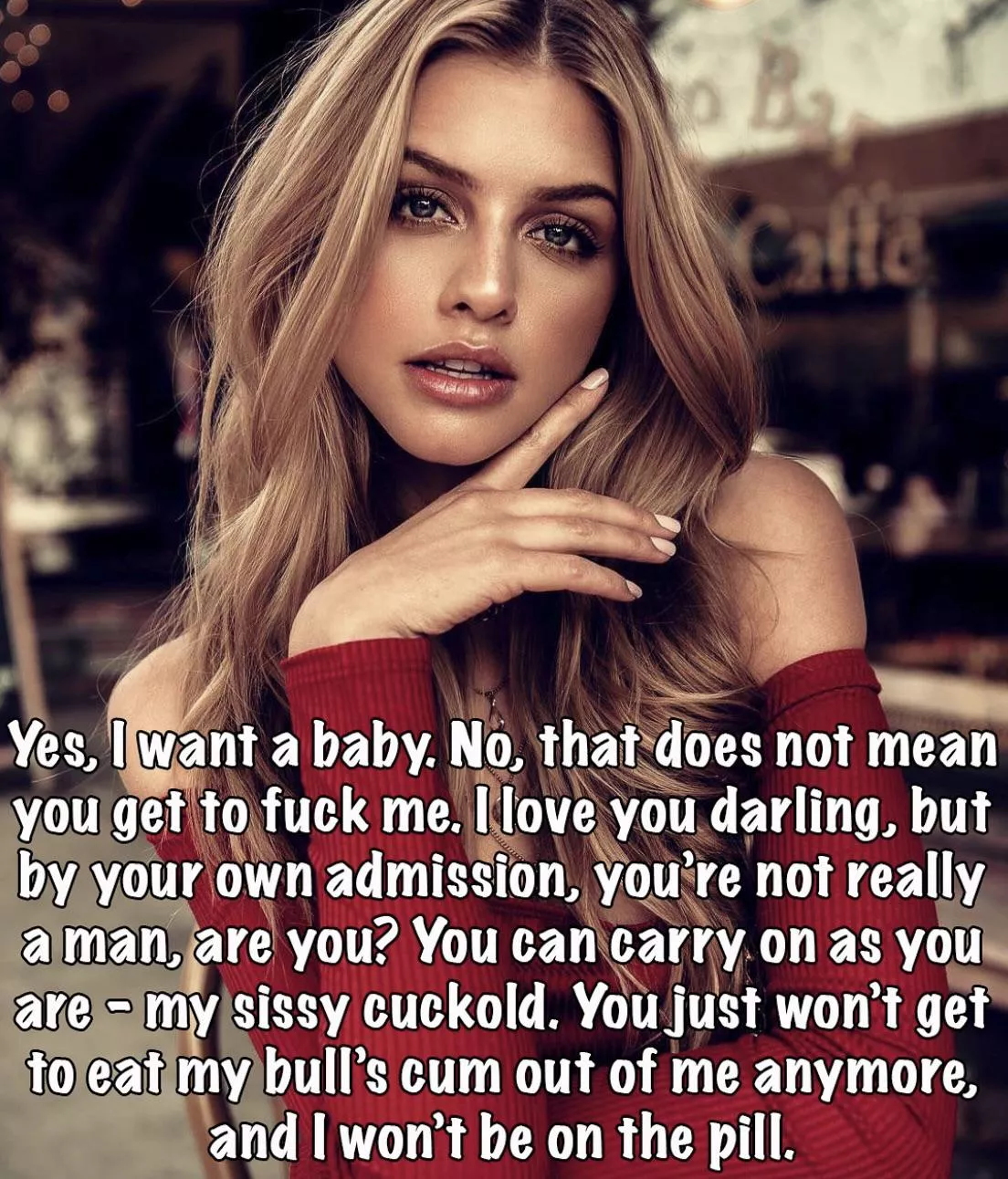 You can’t really argue with her logic, can you?