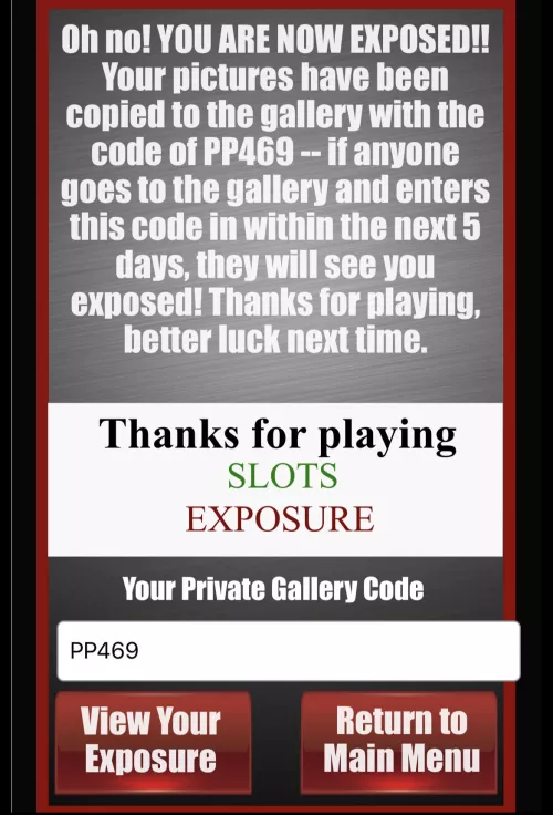 20M slut loose a game