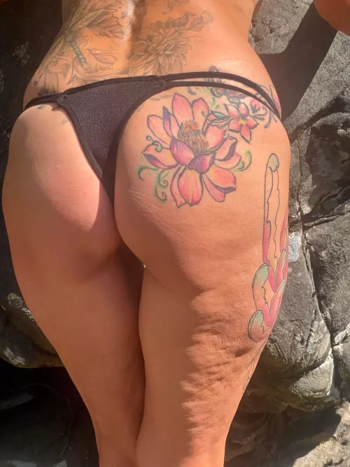 A thong and a flower 