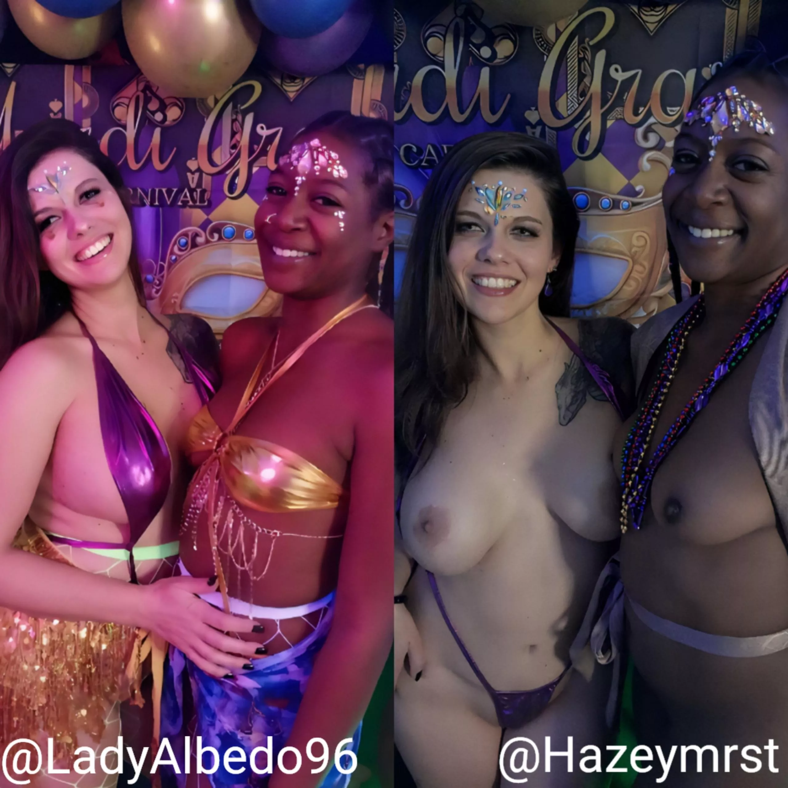 Before and After coming out of a swingers club with my girl.