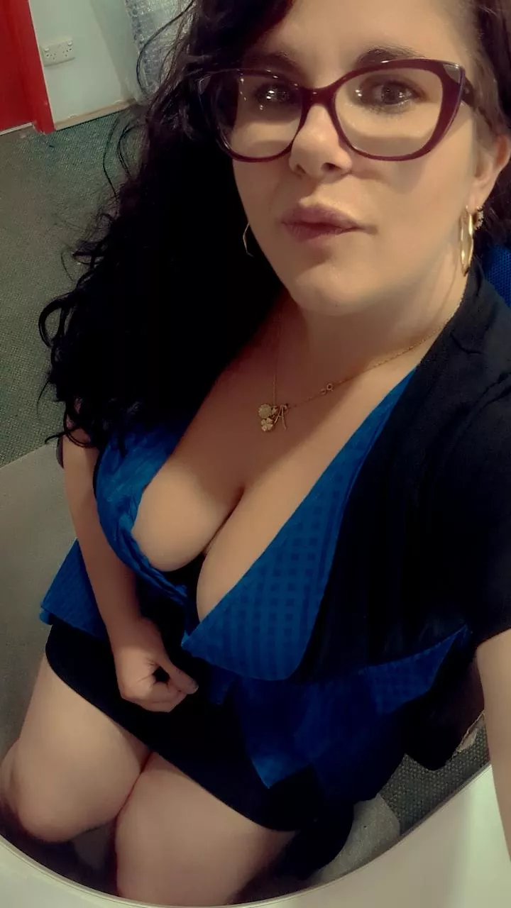 Bra free in the office 