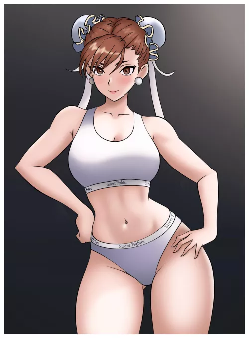Chun-Li in her underwear