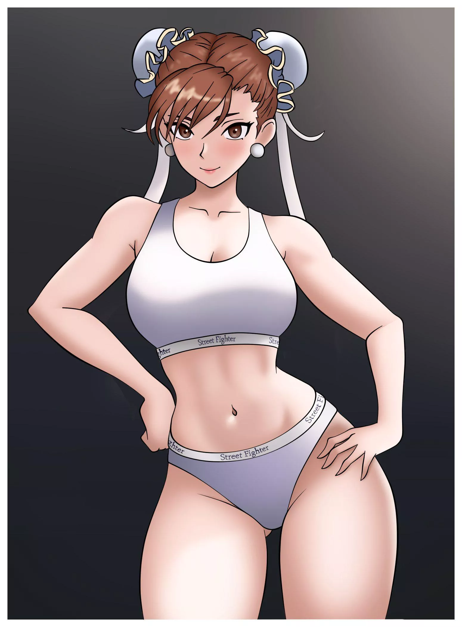 Chun-Li in her underwear