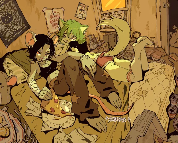 Clean your room or you'll get rats [@ashleyloob]