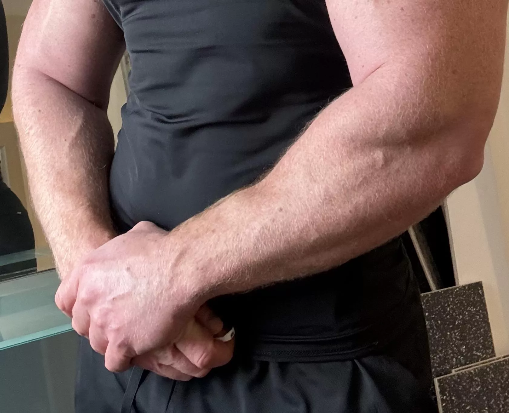 Describe my forearms in 3 words?