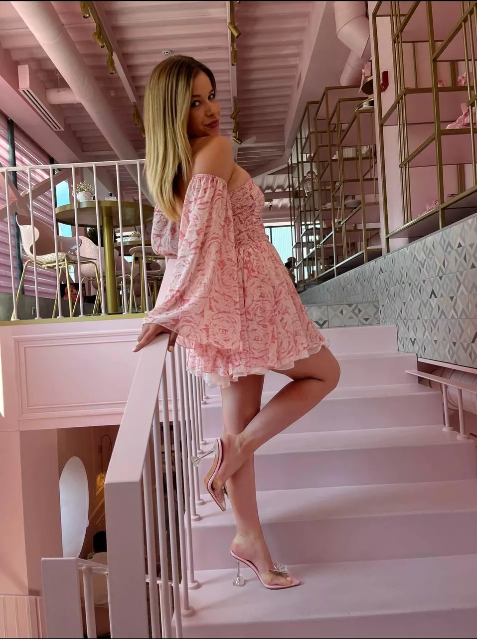 Do I look good enough in this dress to meet your family and then go up to the bedroom?