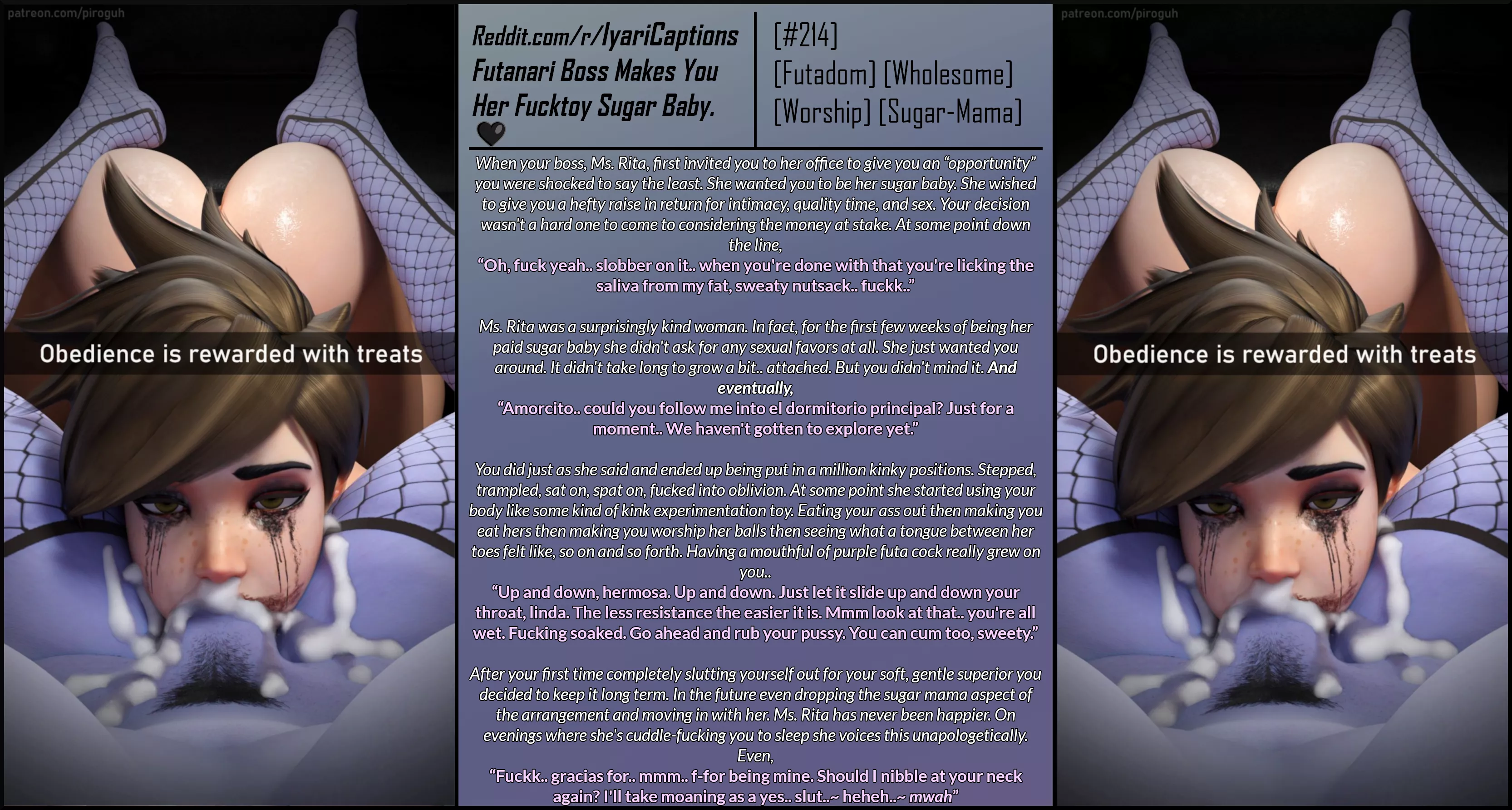 Futanari Boss Makes You Her Fucktoy Sugar Baby. [Futadom] [Wholesome] [Worship] [Sugar-Mama] [Long-Term]  [Art: piroguh] [IyariCaptions]