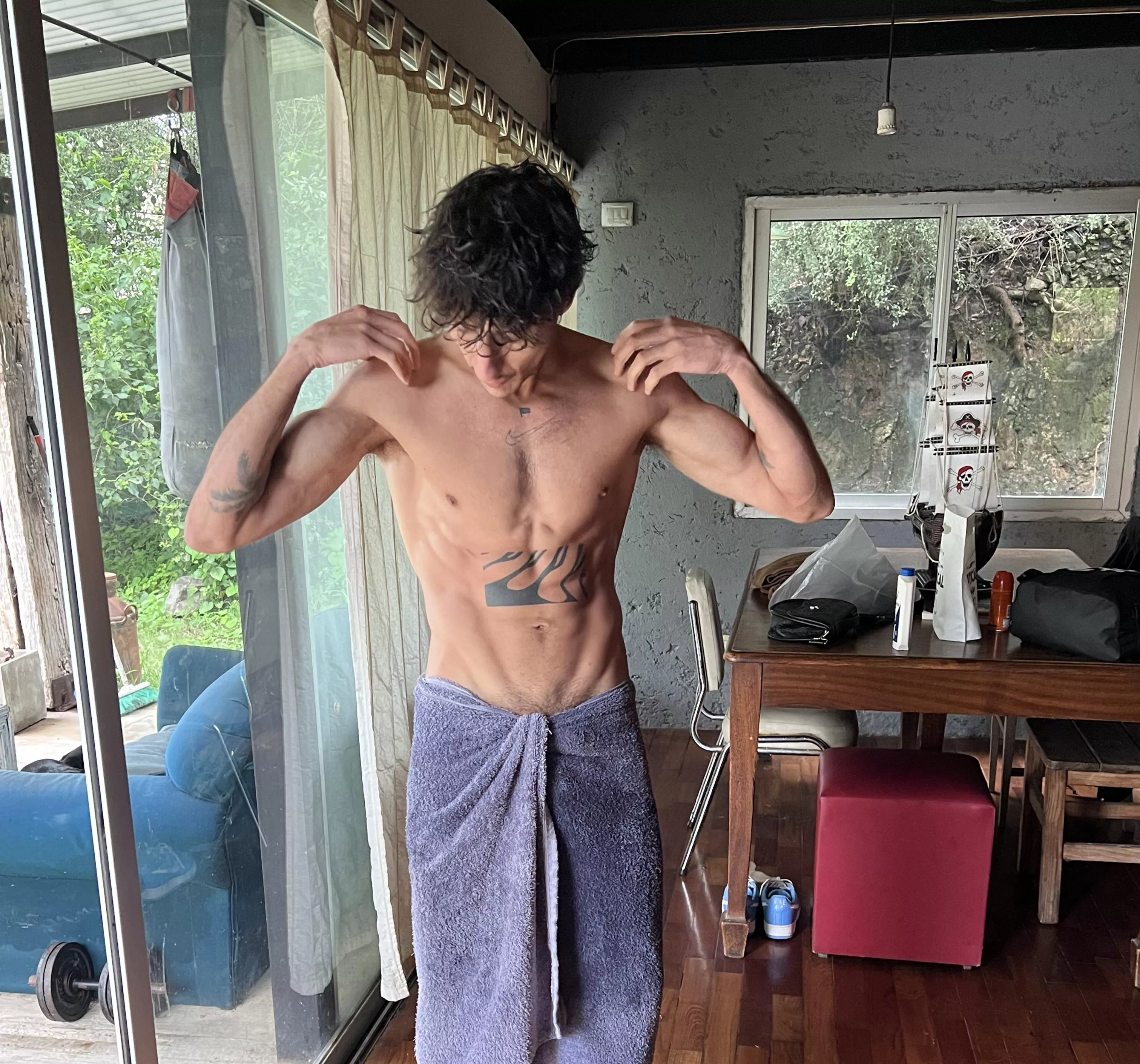 guess what the tattoo on my abdomen is