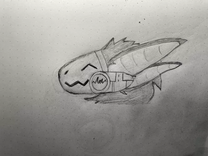 Hello, inexperienced protogen art