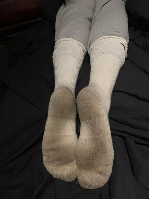 I wore my Nike crew socks 13 days… they are so disgusting 🤢