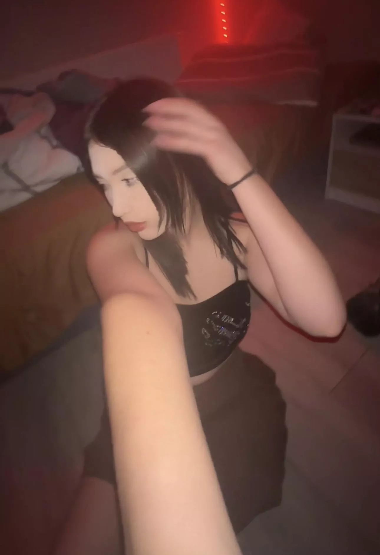 I'm still learning how to be sexy... is this working for you? (18F)