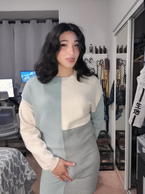 It's been too cold to show off can you warm me up?