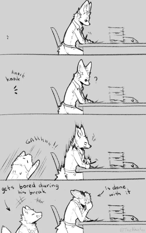 might need an office lock (oc: Alex & Jack)