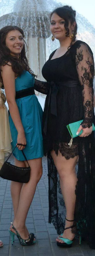 My ex (on the right) with her friend