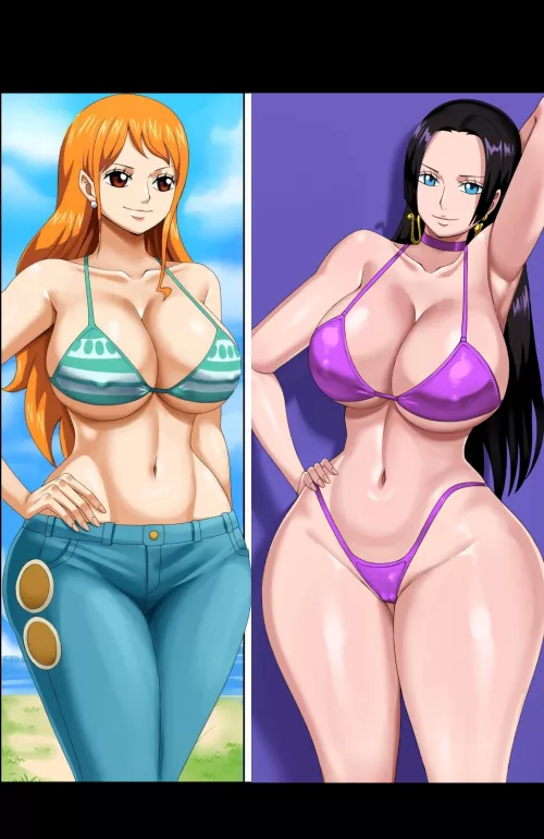 Nami Vs Boa, You Can Only Pick One for the Night so Who Will it be?
