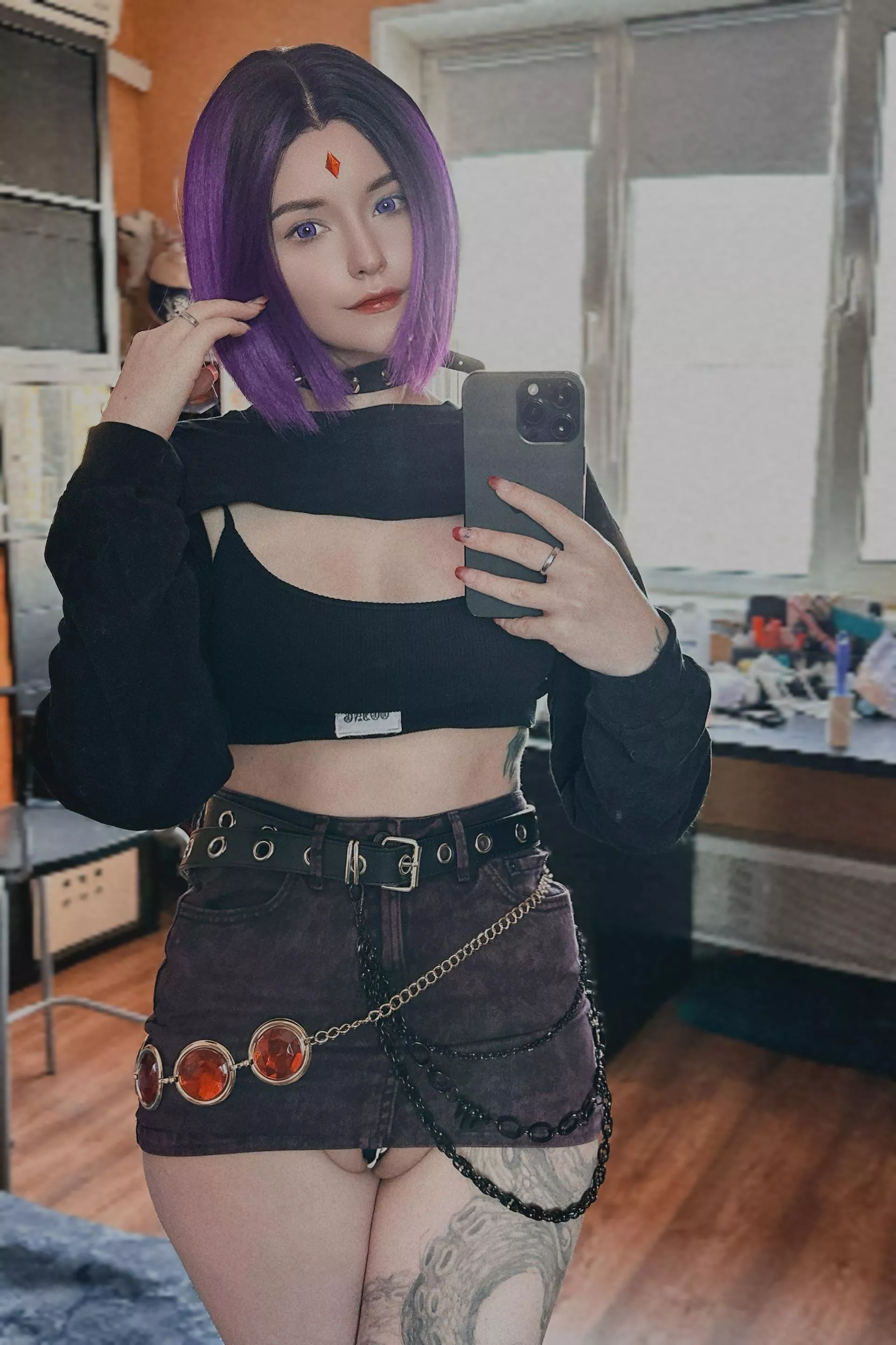 Raven cosplay (BakaFuwa)