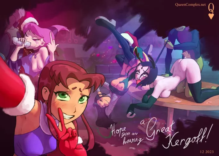 Raven Starefire And Jinx All Together (QueenComplex) [Teen Titans]