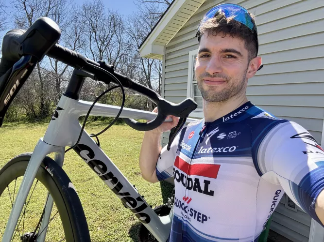 Set a new PR on my biking route today!