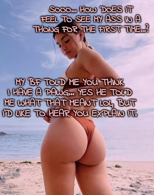 She wore it just for him