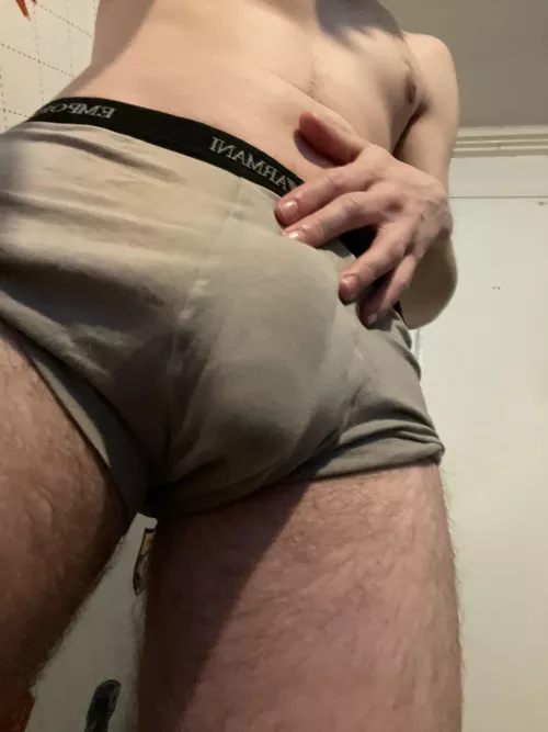 Soft bulge. Love to show off more. 