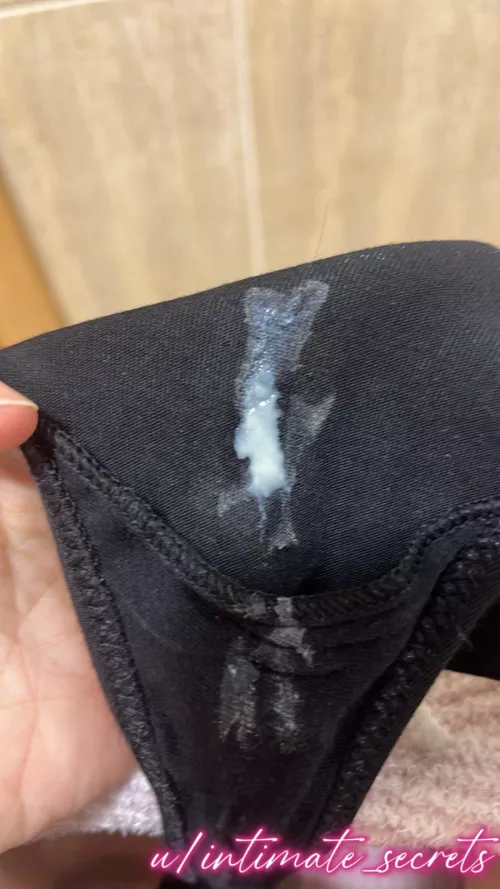 Still leaking cum...