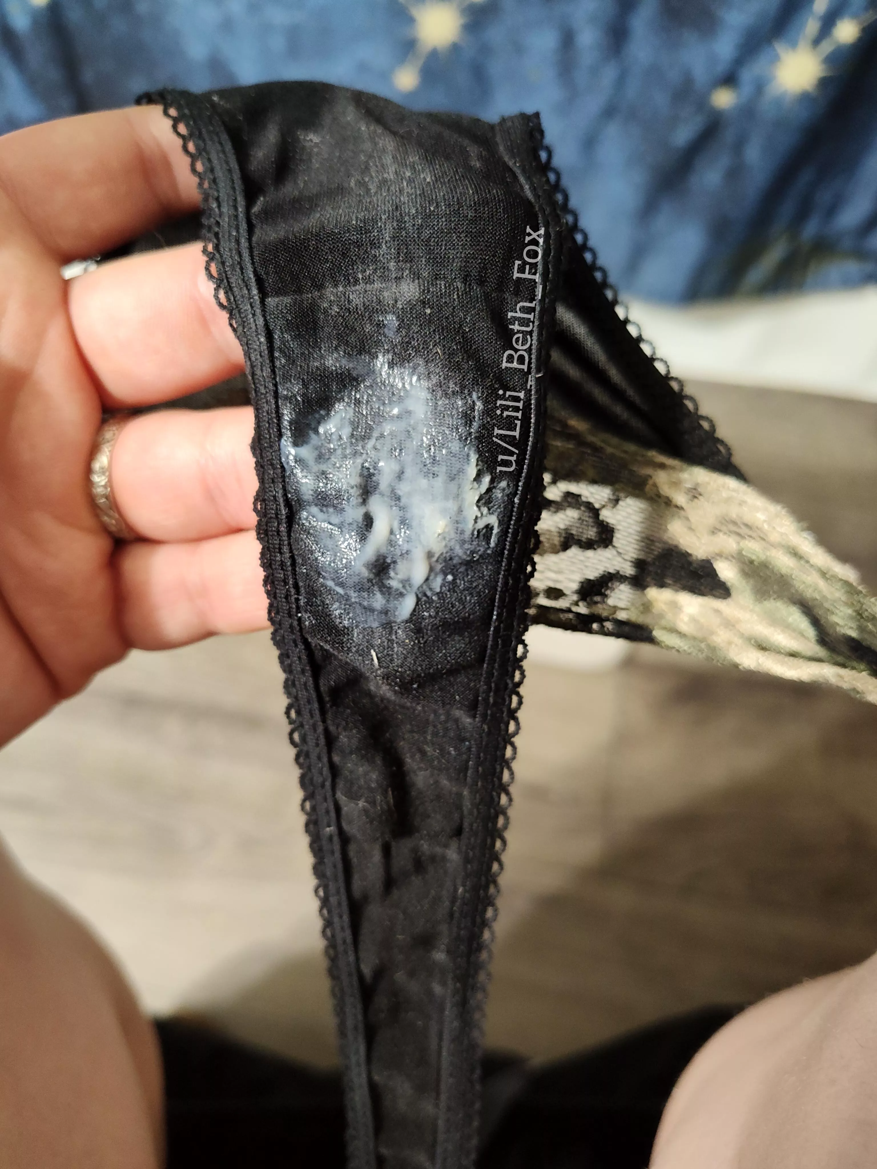 The camo can't hide how wet I am!