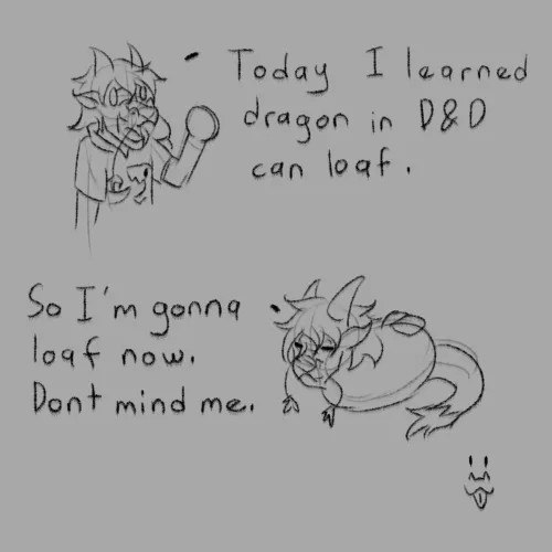 TIL Dragon can loaf