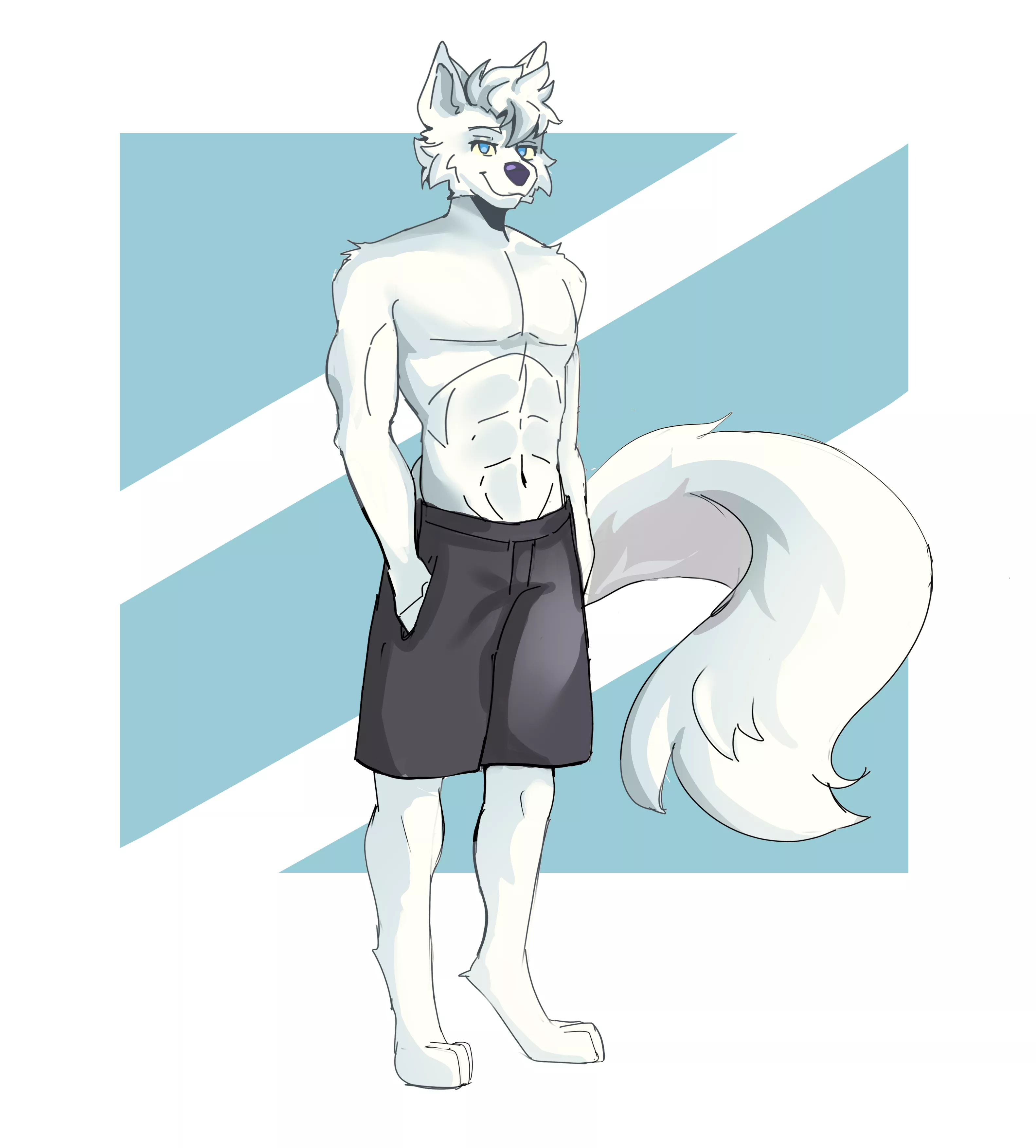 would you hang out with him? hes a good guy i promise! (art by me!)