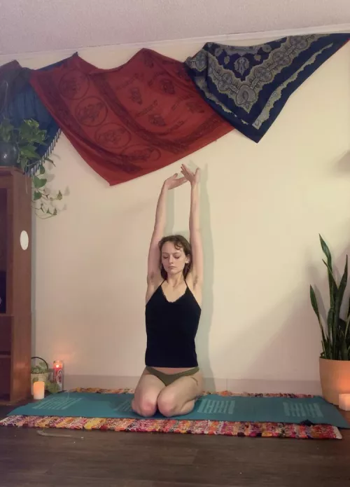 yoga today 🧘‍♀️ 