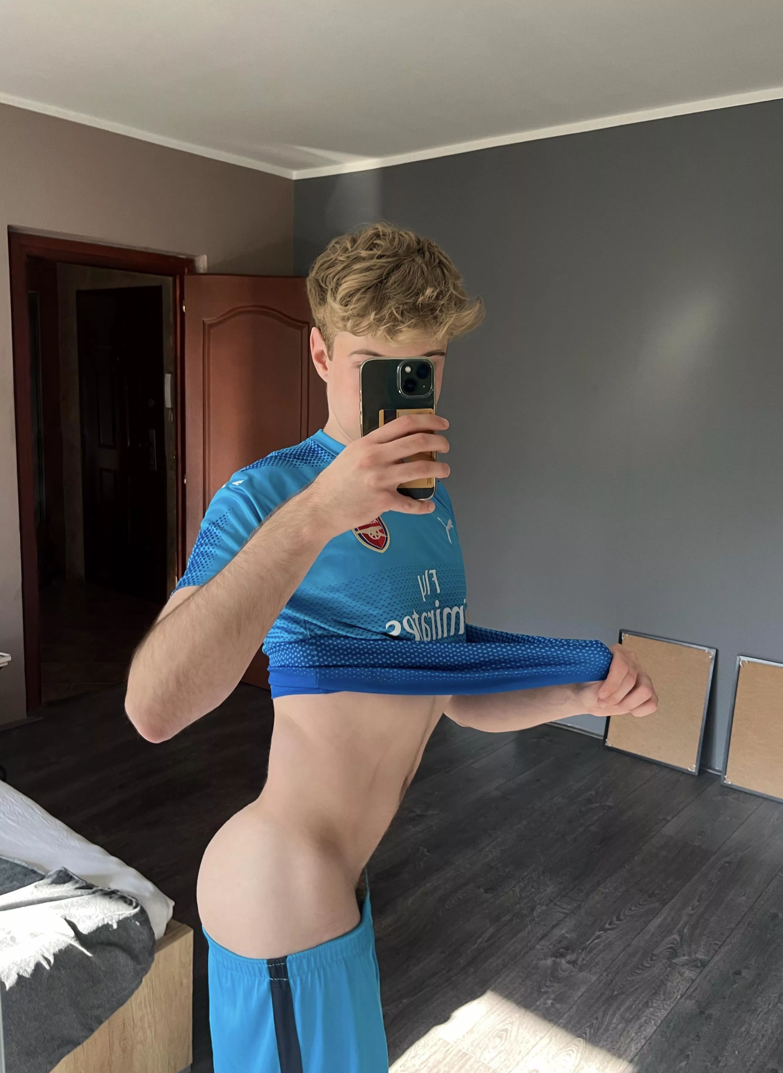 (19) You find me like this after my football practice… What would you do?