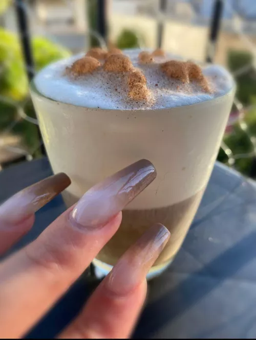 a beautiful Sunday to drink coffee