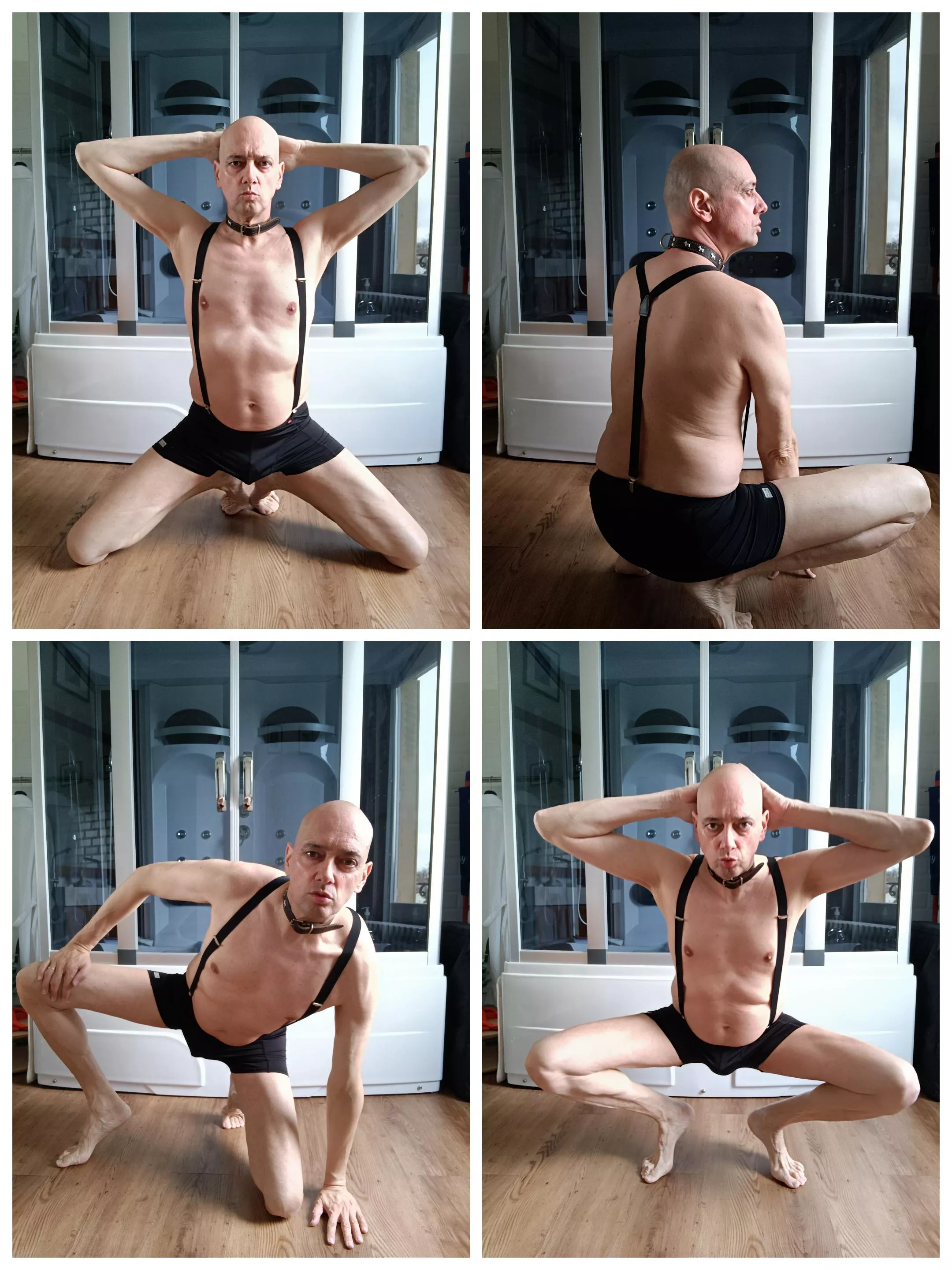 Adding braces (suspenders) to your boxers, can add some spice to the bedroom 😉
