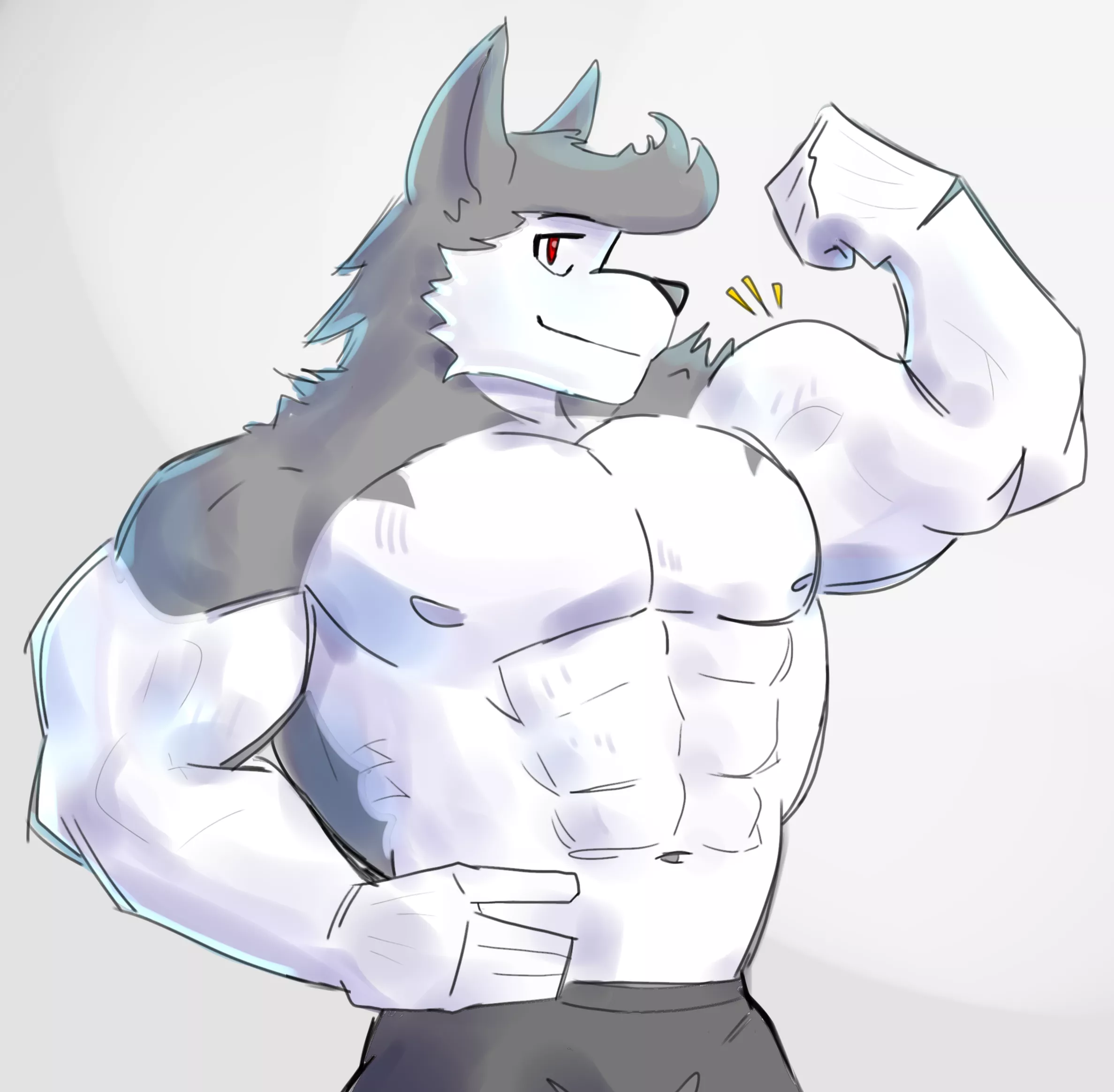 💪.  (art by me)